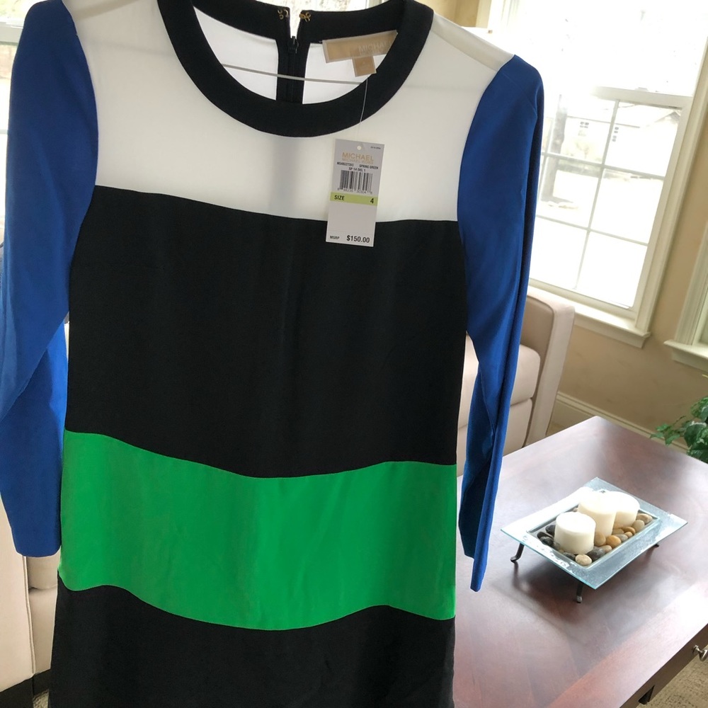 MICHAEL KORS- Stripped Dress
